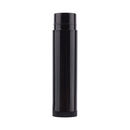 100 PCS Lip Balm Containers, 5 ML Chapstick Tubes Empty, Lip Balm Tubes, with Cap, for Girls, Lip Gloss 62 MM x 14 MM, Black