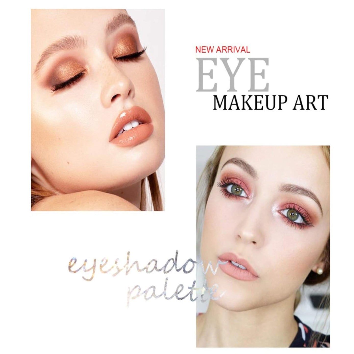 120 Nude Eyeshadow Palette, Beauty Makeup Palette Multicolor Combinable Highly Pigmented Warm Color Cosmetic Sweatproof Matte Pearl Shimmer Makeup Shadow Palette Professional for Women #4