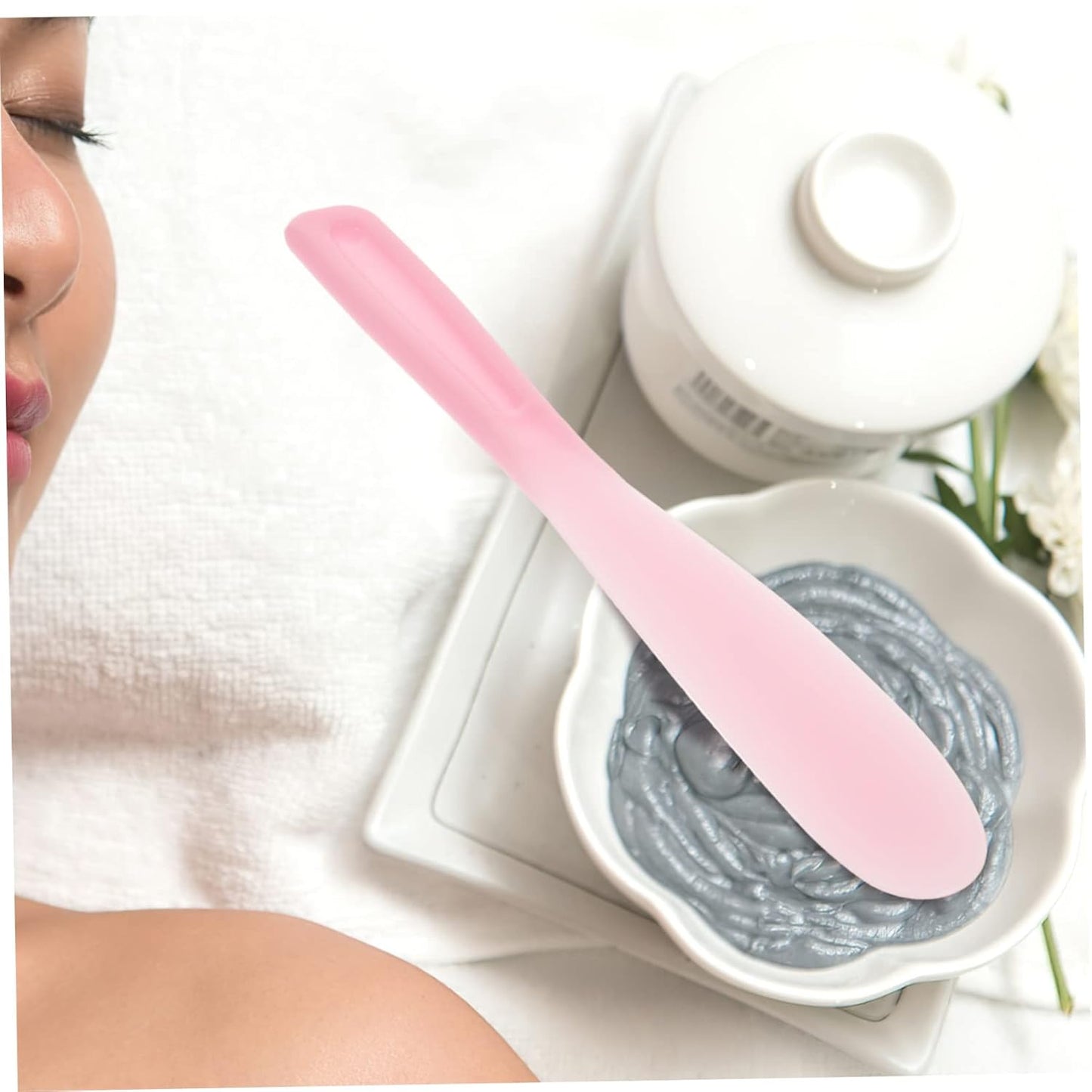 10pcs Tool Stick Makeup Spatula Cosmetic Plate Mixer Cosmetic Mixer Silicone Stirring Tools Beauty Spatula Makeup Plate Spatula Makeup Mixing Tool Makeup Mixer Tool