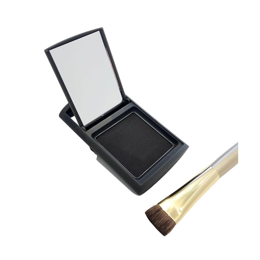 Joan Rivers Great Hair Day Root Touch Up Powder – Fill-in Powder for Thicker, Fuller Looking Hair (Brunette)