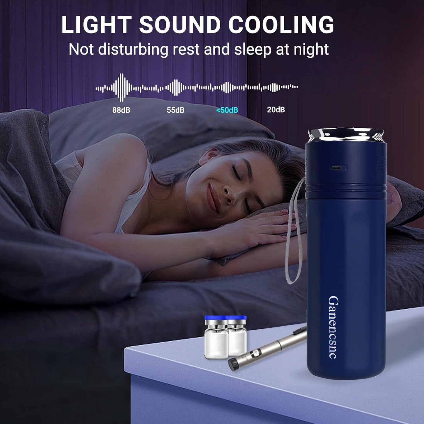 Electric Insulin Cooler Travel Case TSA Approved,USB Type-C Smart Cooling, 10000mAh Power Bank ,Large Capacity Medication Cooler for Travel ,Medical Cooler for Insulin (Blue, no Power Bank)