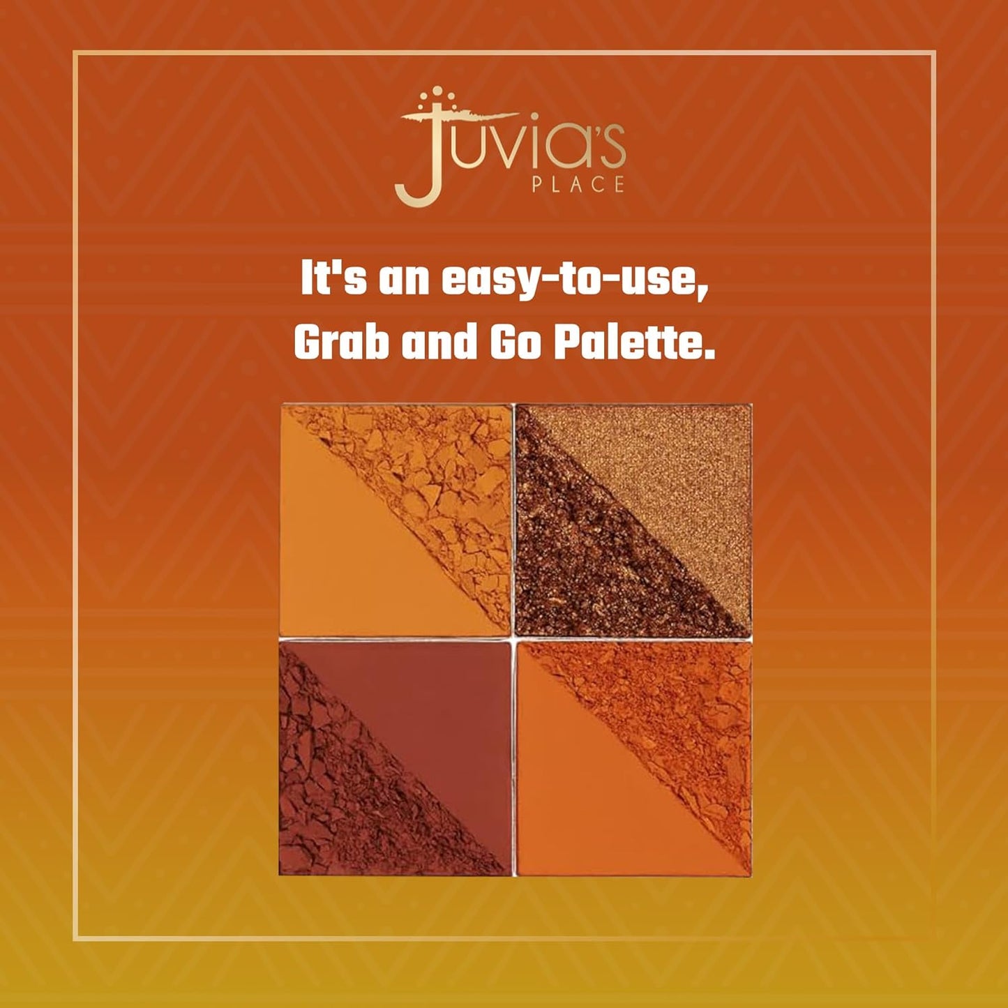 Juvia's Place Rebel Quad Honey Eyeshadow Palette - Professional Eye Makeup, Pigmented Eyeshadow Palette, Makeup Palette for Eye Color & Shine, Pressed Eyeshadow Cosmetics, Shades of 4