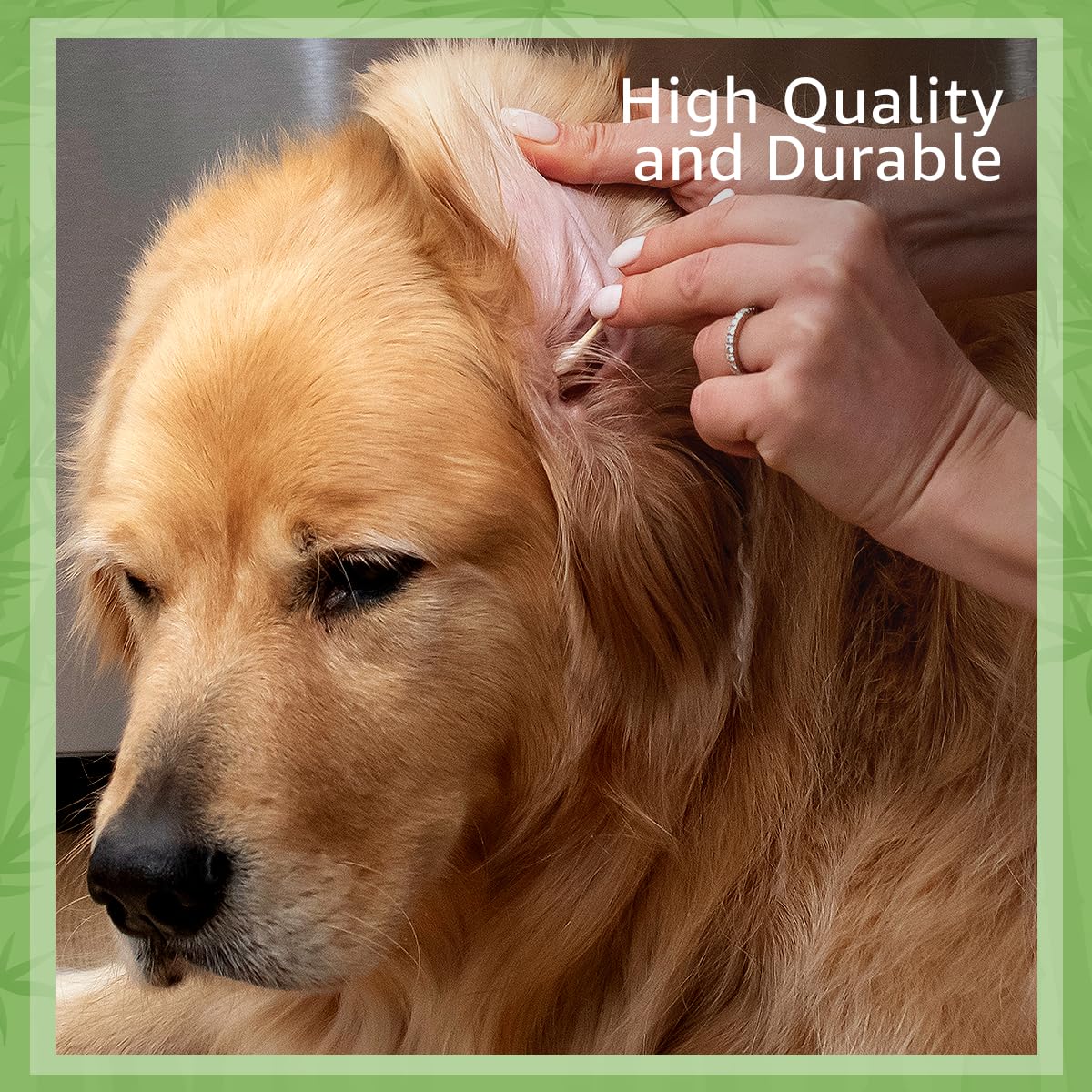 100% Bamboo Cotton Ear Swabs (200-Pack) | Double Tipped Ear Cotton Buds for Beauty & Personal Care | FSC Certified & Hypoallergenic | Suitable for All Ages & Pets | Biodegradable & Disposable