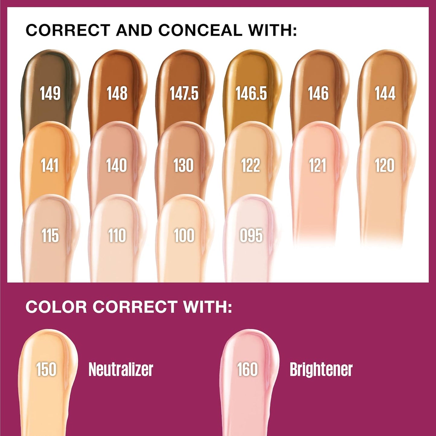 Maybelline Instant Age Rewind Eraser Dark Circles Treatment Multi-Use Concealer, 141, 1 Count (Packaging May Vary)