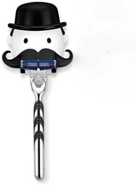 Suction Cup Shaver Holder, Gentleman Shaver Holder, Suitable for Shower, Bathroom, Bathroom, Unique Gift