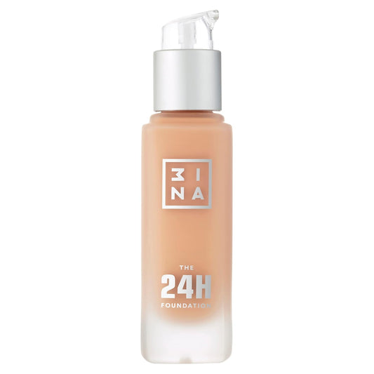 3INA The 24H Foundation 609-24H Light Pink Cream, 1.01 Oz - Medium To High Buildable Coverage, Smooth Matte Finish, Cruelty Free, Vegan, Waterproof