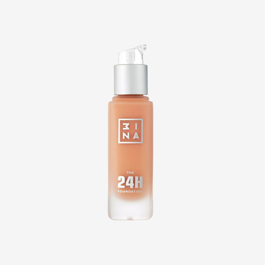 3INA The 24H Foundation 612-24H Long-Wearing Formula - Medium To High Buildable Coverage - Smooth Matte Finish - Expanded Shade Selection - Waterproof, Cruelty Free, Vegan Makeup - 1.01 Oz