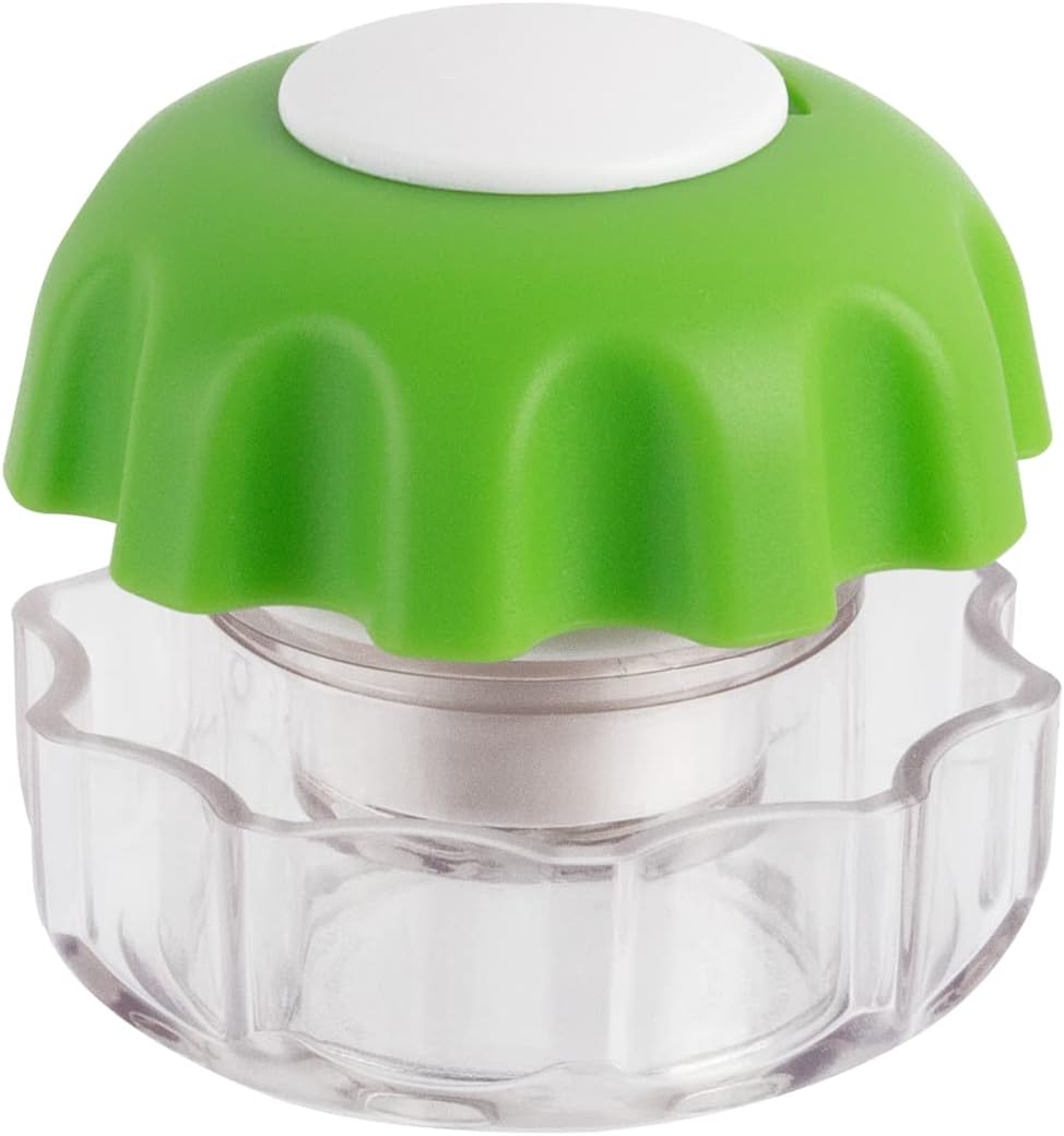 EZY DOSE Crush Pill, Vitamins, Tablets Crusher and Grinder, Effortlessly Crushes Medications into Fine Powder, Features Storage Compartment, Durable, Easy-to-Use Design, Green, Small, BPA Free