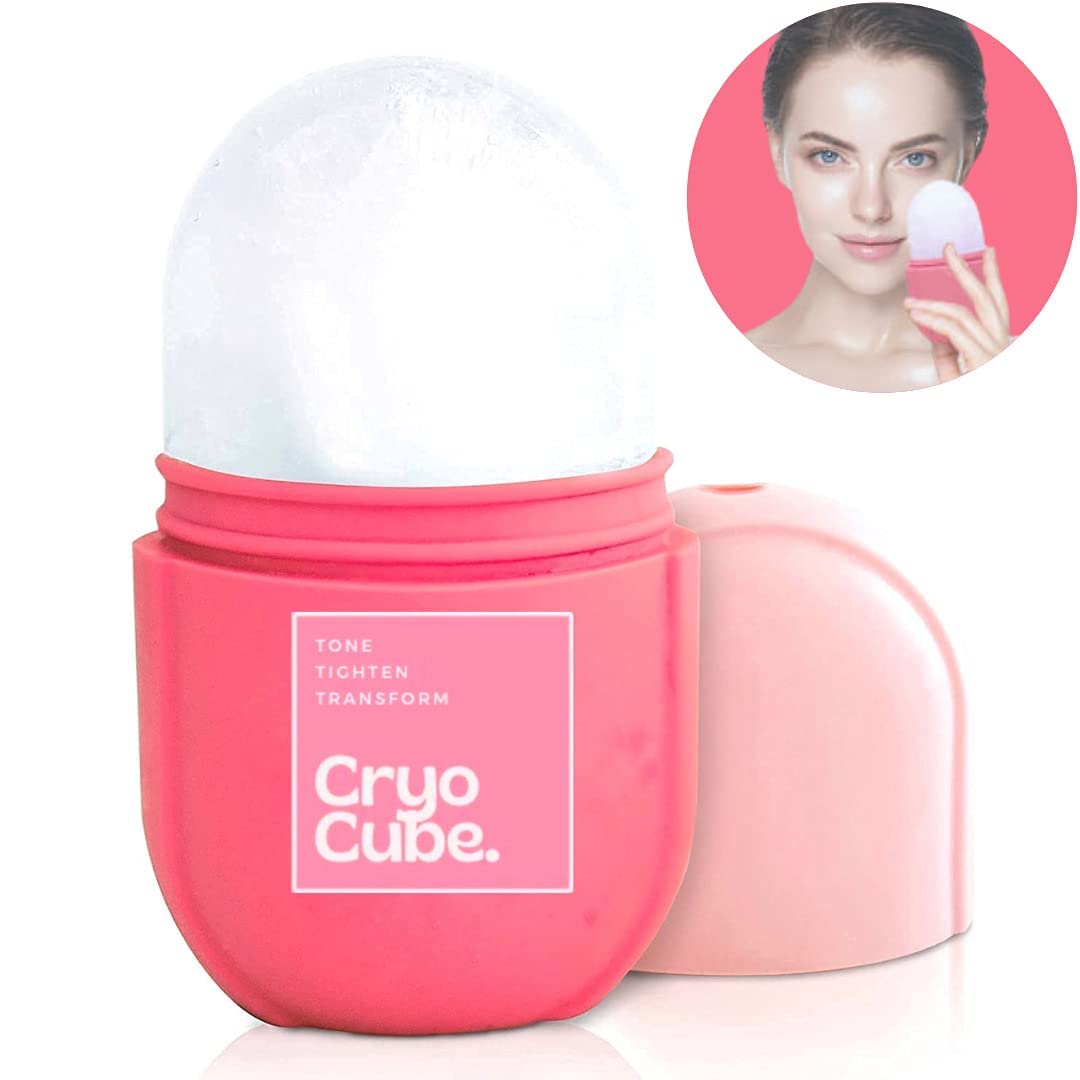 Ice Roller for Face, Eyes and Neck Naturally tone and tighten skin, de-puff eye bags, add a healthy glow Cryotherapy for face and neck which helps enhance skin elasticity (Pack of 1)