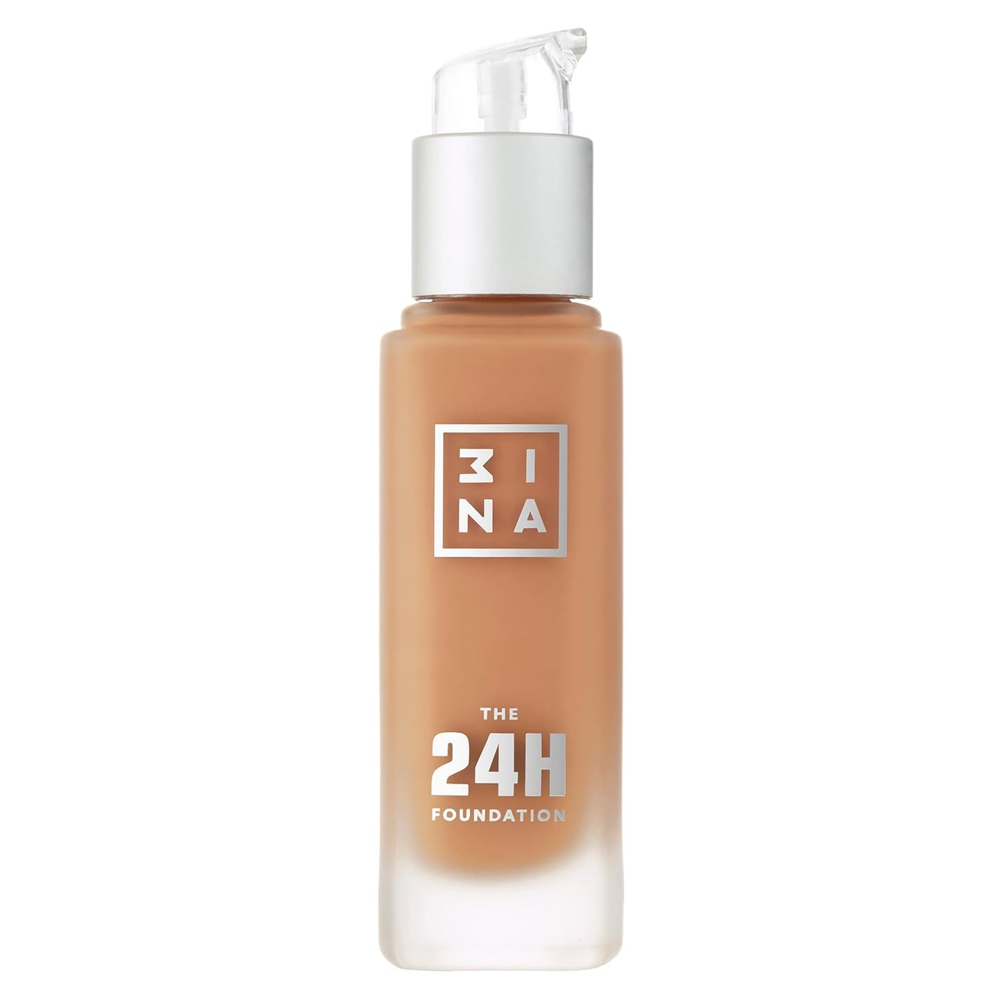 3INA The 24H Foundation 654-24H Long-Wearing Formula - Medium To High Buildable Coverage - Smooth Matte Finish - Expanded Shade Selection - Waterproof, Cruelty Free, Vegan Makeup - 1.01 Oz