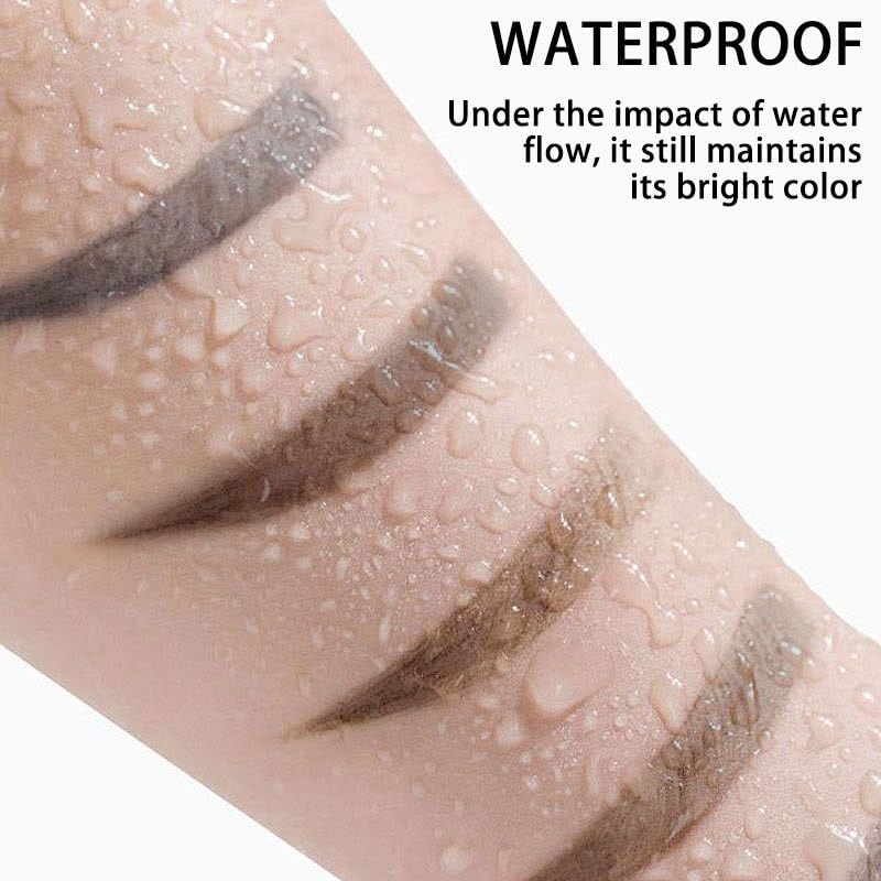 2pcs Light Brown Tattoo Eyebrow Gel Tinting, Waterproof & Transfer-proof for Fuller Brows, Suitable for All Skin Types (Light Brown, 2Pcs)