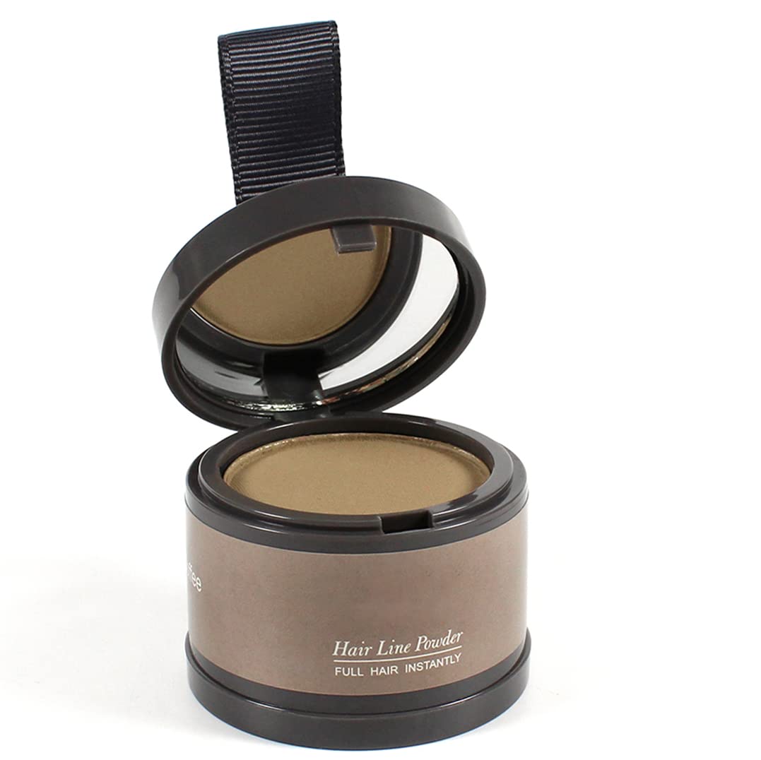 Hairline Powder (Light Cafe) - Hair Root Dye, Hair Color Shadow, Thin Hair Touch-Up Powder, 4g