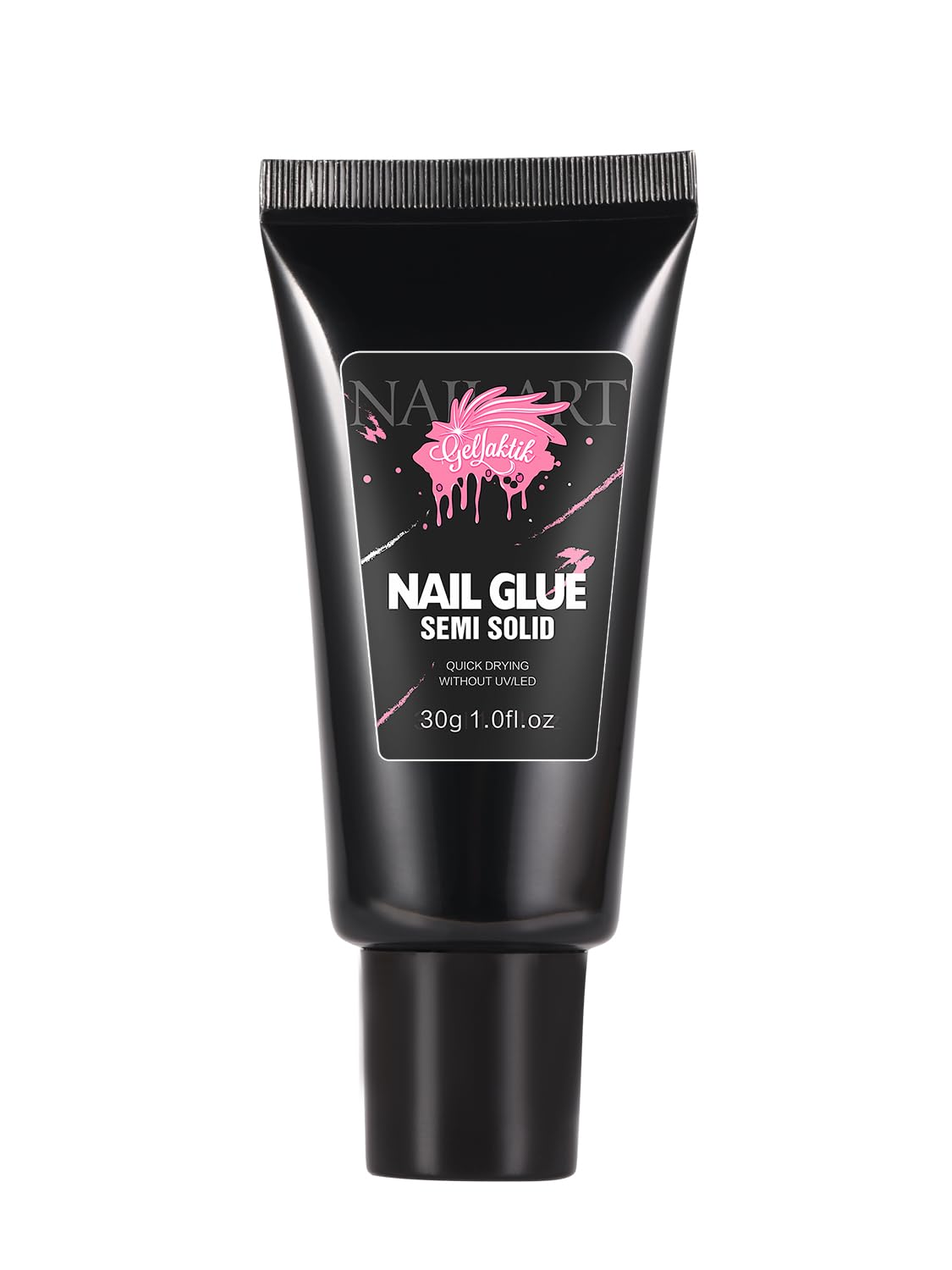 30ML Strong Nail Glue for Press On Nail Tips, Glue Gel for False Nails Fake Acrylic Nail, Upgraded Quick Drying, No Lamp Needed, Long Lasting