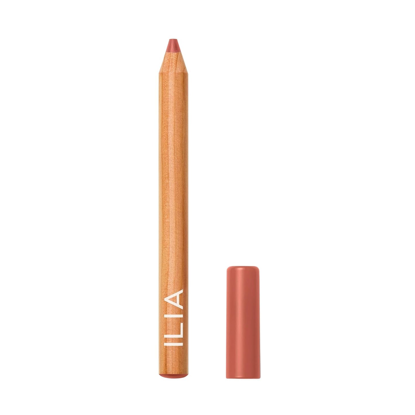ILIA - Lip Sketch Hydrating Crayon | Hydrate, Plump, Smooth, Strengthen | Long Lasting up to 12-Hours, Bleed-Resistant, Soft-Matte | Barrier-Building, Non-Toxic, Cruelty-Free (Pampas)