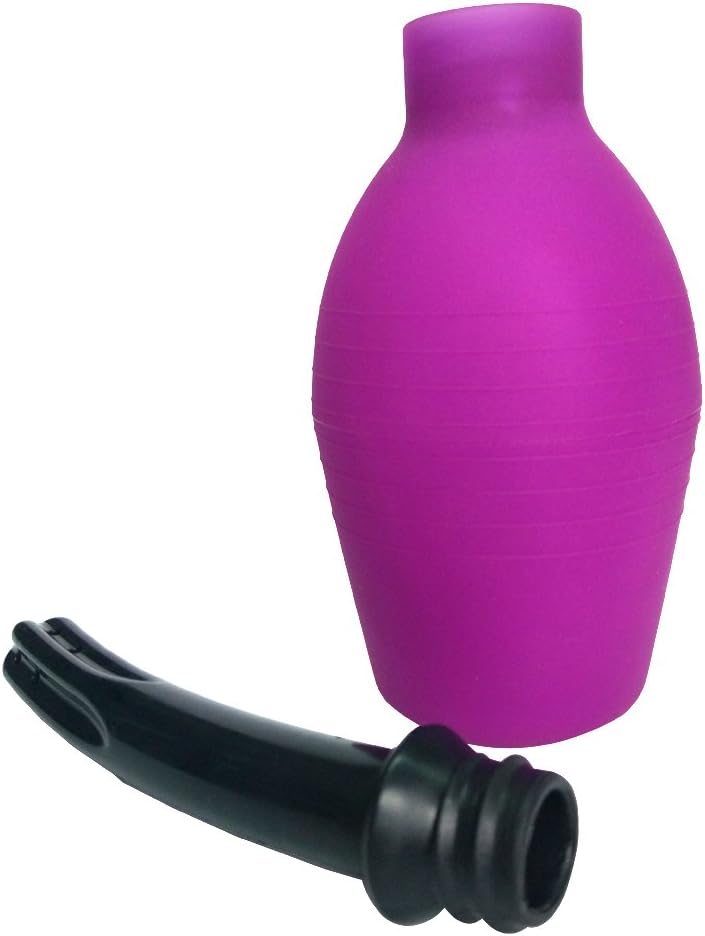 Abyclean Anal Douche Enema Bulb Vaginal Douche Enema Cleaner for Women¡¯s or Man¡¯s Health (310ml Purple)
