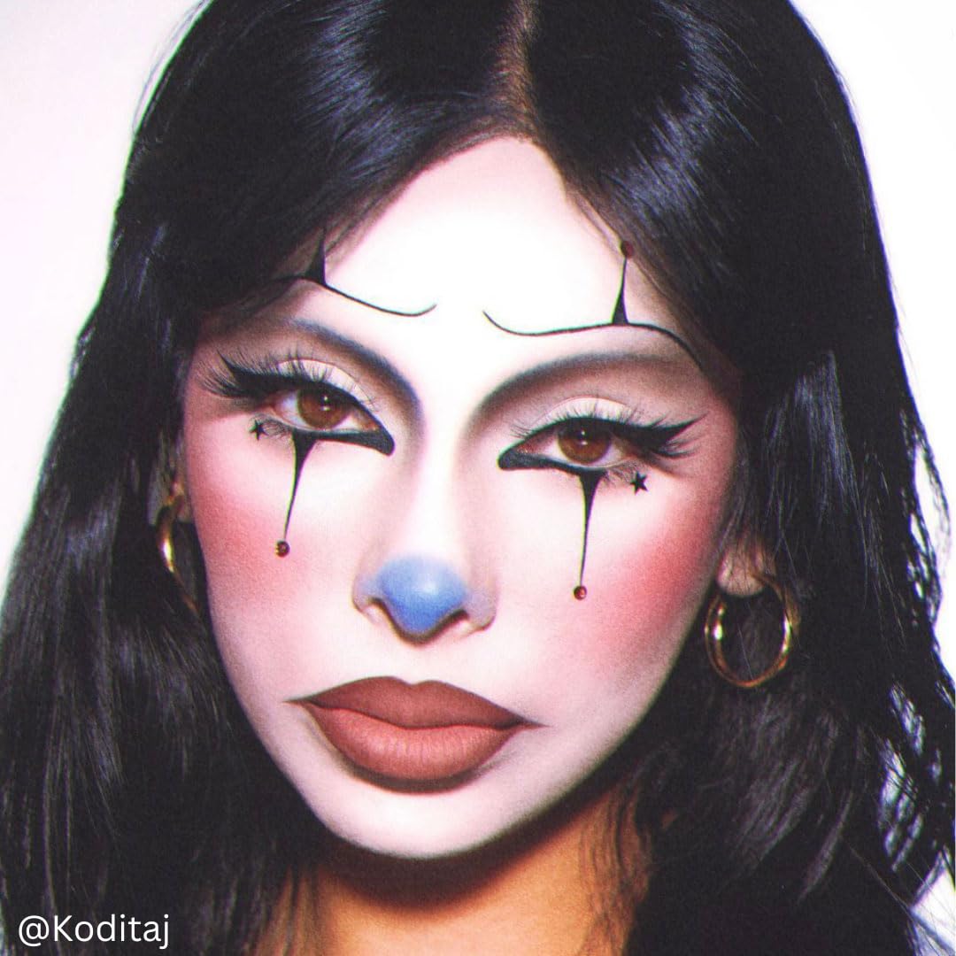 Mehron Makeup Color Cups | Stage, Foundation, Face Paint, Body Paint, Halloween | Face Paint Makeup | Greasepaint .5 oz (14 g) (Clown White)