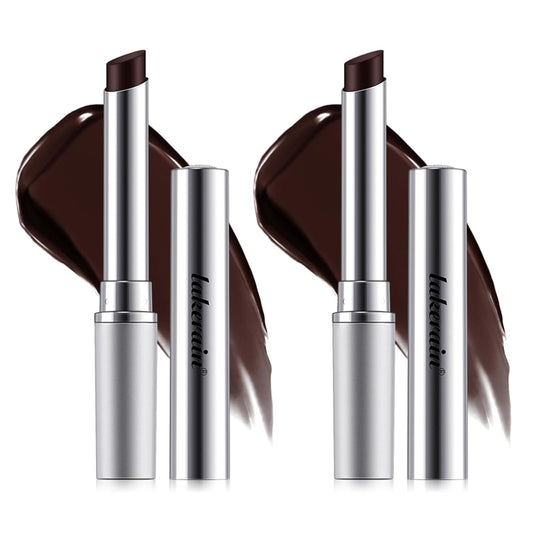 2PCS Honey Lipstick Tinted Lip Balm - Sheer Hydrating Lipstick for All Skin Tones - Moisturizing Lip Color, Nourishing Lip Balm with a Hint of Natural Black Cherry Tint