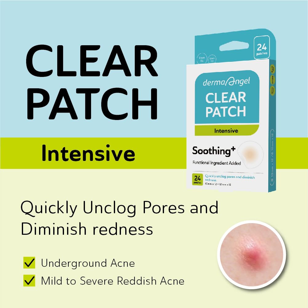 Invisible Salicylic Acid Pimple Patches for Face - Deep Blemish Hydrocolloid Acne Patches, Clear Pimple & Zit Patches for Underground Acne - 96 Count - 2 Sizes Soothing Plus (Clear Patch)