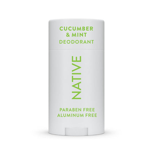 Native Aluminum-Free Clean Deodorant with Natural Derived Ingredients, 72HR odor control | Deodorant for Women and Men, With Baking Soda, Coconut Oil, Shea Butter | Cucumber & Mint