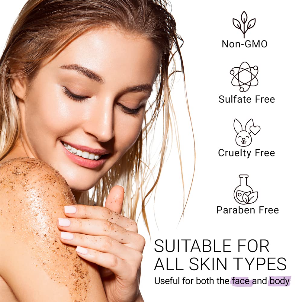 KP Bump Eraser Body Scrub: Keratosis Pilaris Treatment for Strawberry Skin & Ingrown Hair - Exfoliates and Smooths Rough, Dry Skin on Arms, Legs, and Bikini Area – Gentle Bump Eraser for Body Wash