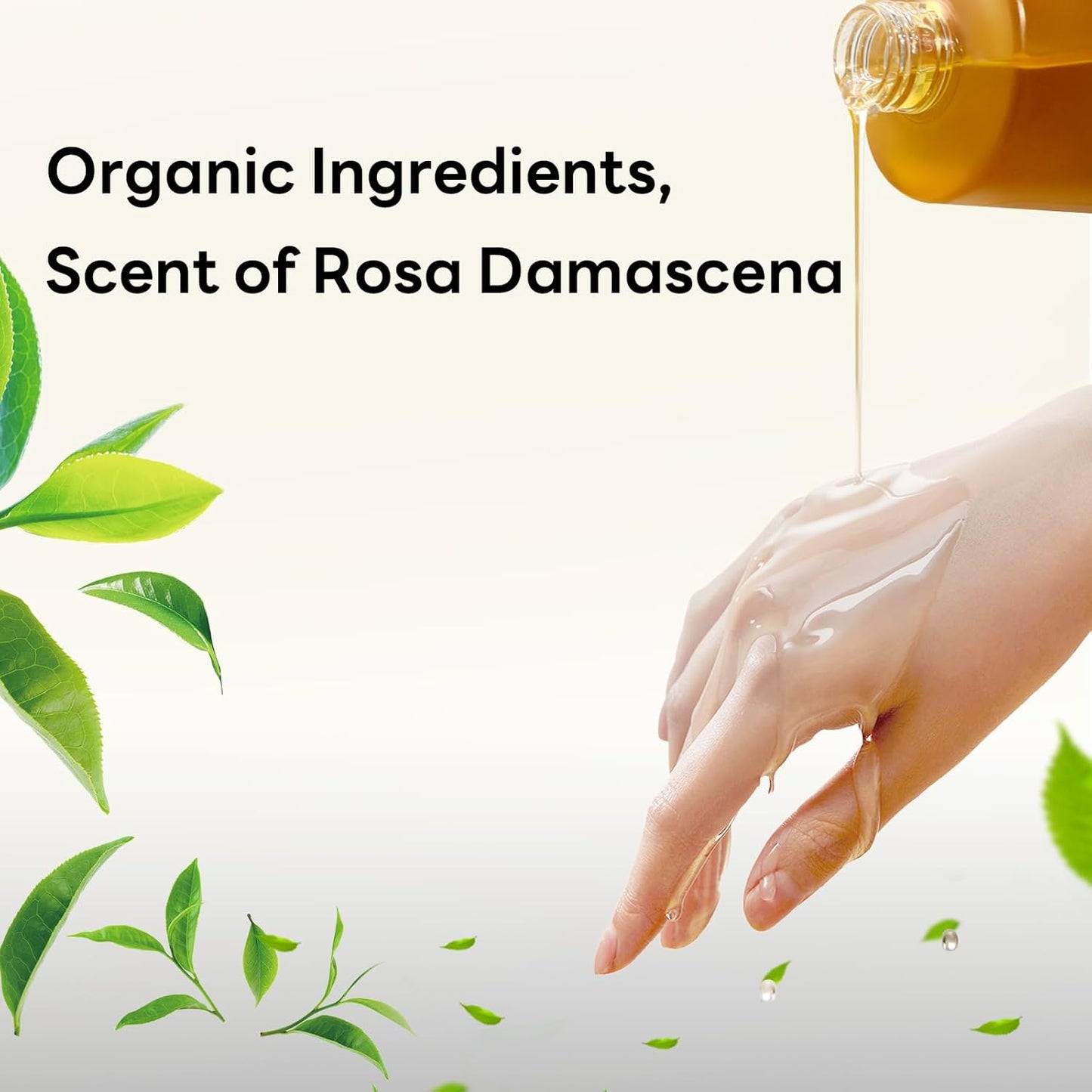 Hydrating Body Wash for Sensitive & Dry Skin, Green Tea Scent, Nourishing Shower Oil for Women, Winter Moisture Care, Sulfate-Free, Paraben-Free, Dye-Free, 10 fl oz