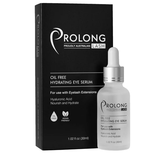 Hyaluronic Acid Eye Serum - Safe for Eyelash Extensions - Reduces Wrinkles and Fine Lines - Depuffs, Lifts, and Firms - Includes Niacinimide - Natural Collagen - B Vitamins - And More