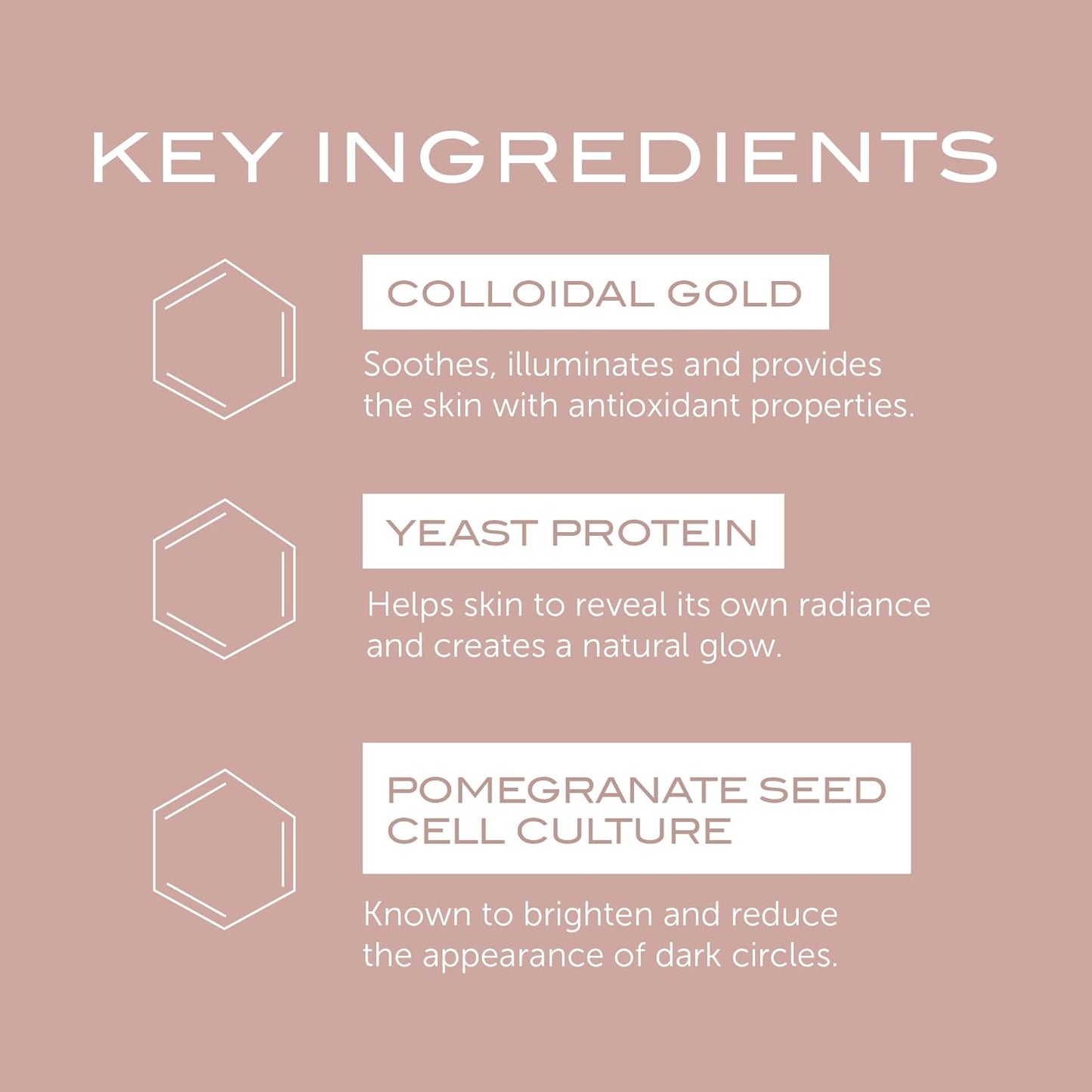 111SKIN Rose Gold Illuminating Eye Mask, Brightening & Hydrating Under Eye Patches for Dull, Dry Skin with Rose Extract, Colloidal Gold & Vitamin C, Improves the Appearance of Dark Circles, 8 Pairs