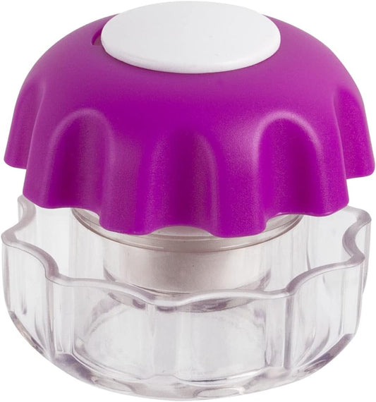 EZY DOSE Crush Pill, Vitamins, Tablets Crusher and Grinder, Effortlessly Crushes Medications into Fine Powder, Features Storage Compartment, Durable, Easy-to-Use Design, Purple, Small, BPA Free
