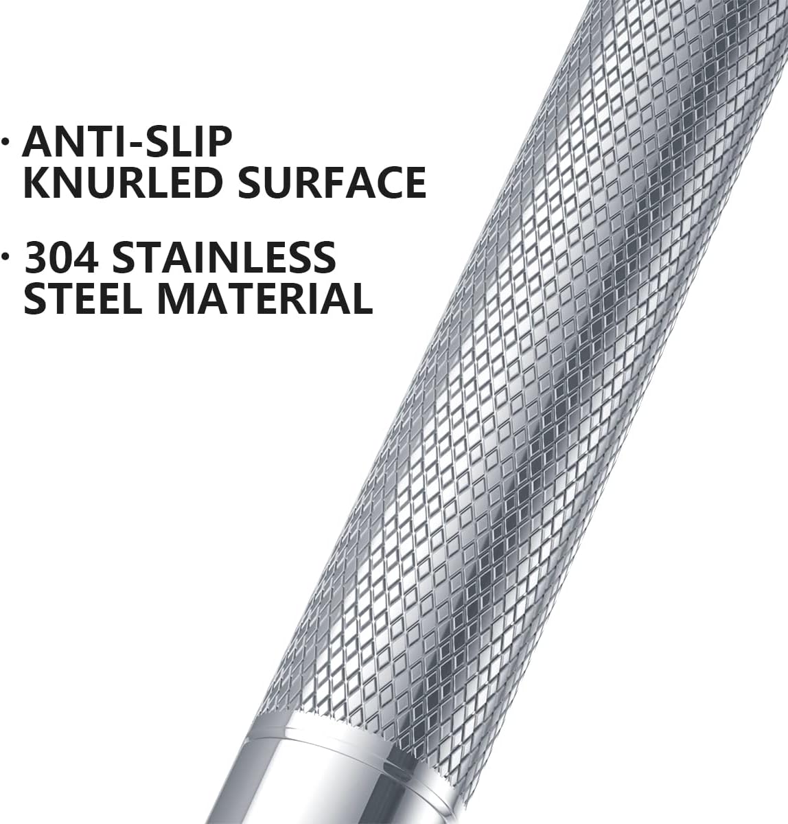 12 Inch Anti Slip Shower Grab Bar 2 Pack, Munzong Stainless Steel Bathroom Grab Bar, Satin Brushed Nickel Bathroom Balance Bar,Safety Hand Rail Support Elderly Senior Assist Handle