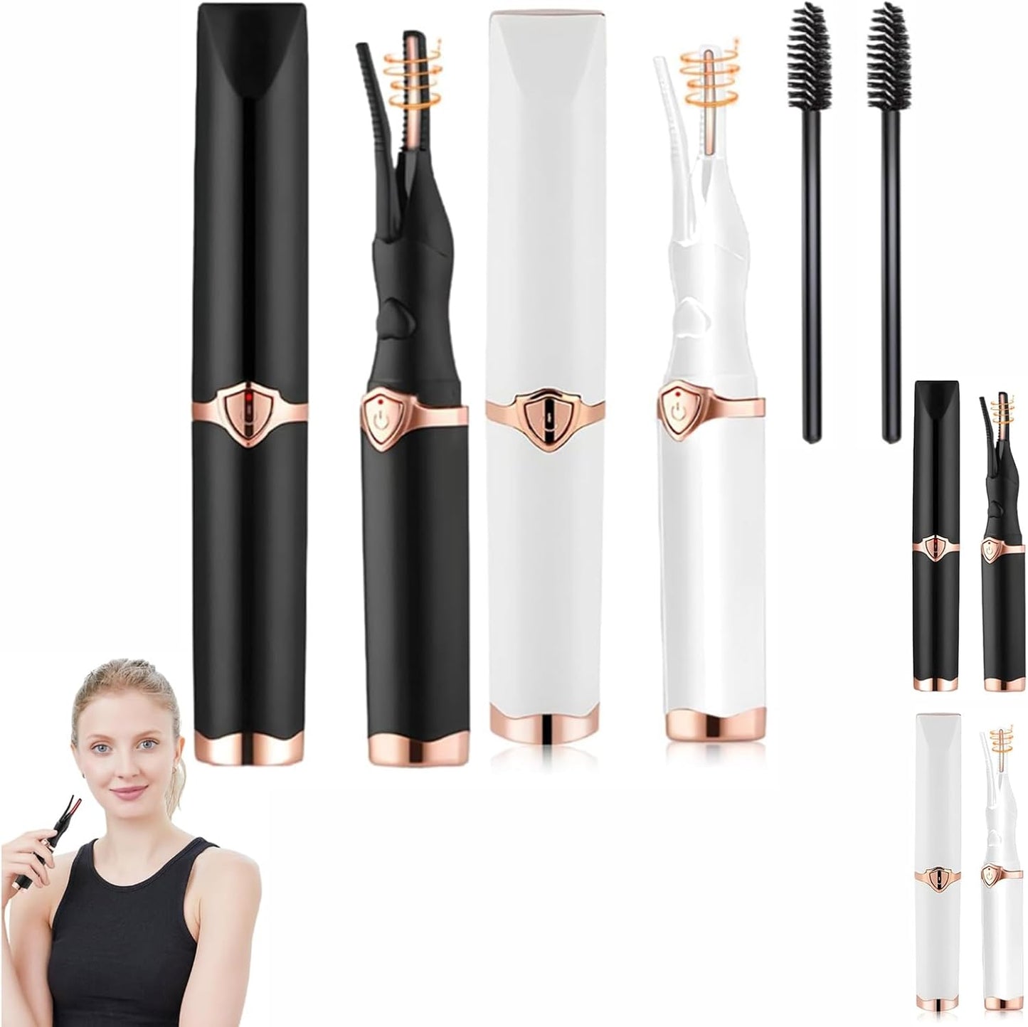 Aboutabsent Eyelash, Electric Eyelash Curler, Caedralash Eyelash Curler, New Heated EyelashCurler, Portable Heated EyelashCurler, Mini Natural Eyelash Tool, Electric EyelashCurler