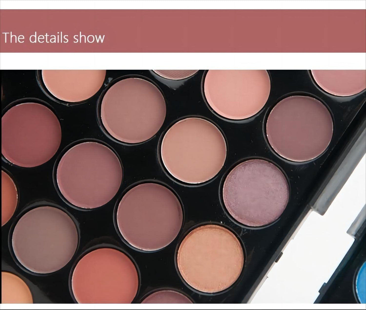 40 color Highly Pigmented Eye Makeup Palette, Matte Shimmer Metallic Eyeshadow Pallet Long Lasting Blendable Natural Colors Make Up Eye Shadows Cosmetics Gift Kit (E01)