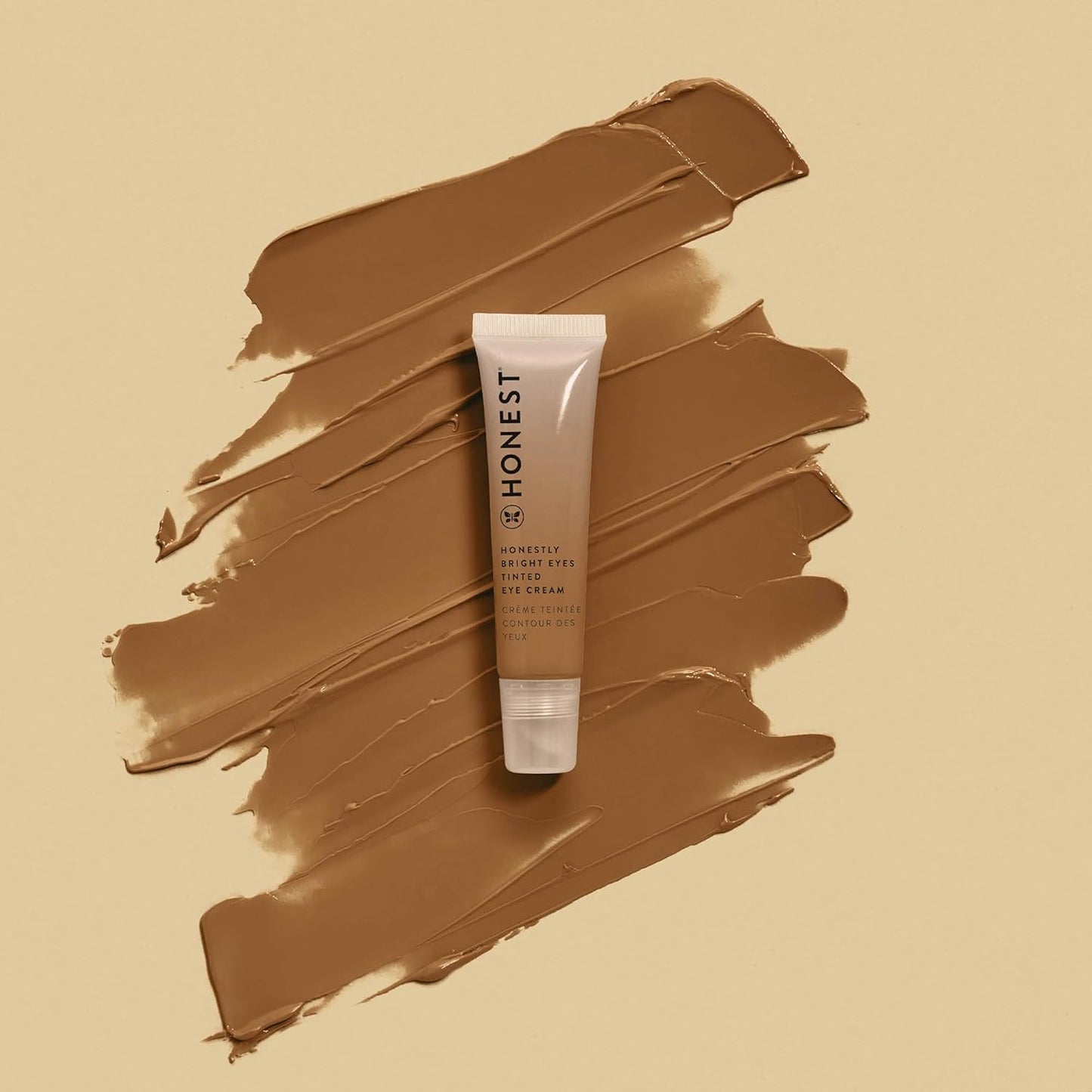 Honest Beauty Honestly Bright Eyes Tinted Eye Cream | Brightens + Diffuses Dark Circles | Hyaluronic Acid + Squalane | EWG Verified, Vegan + Cruelty Free | Terracotta, 0.5 fl oz