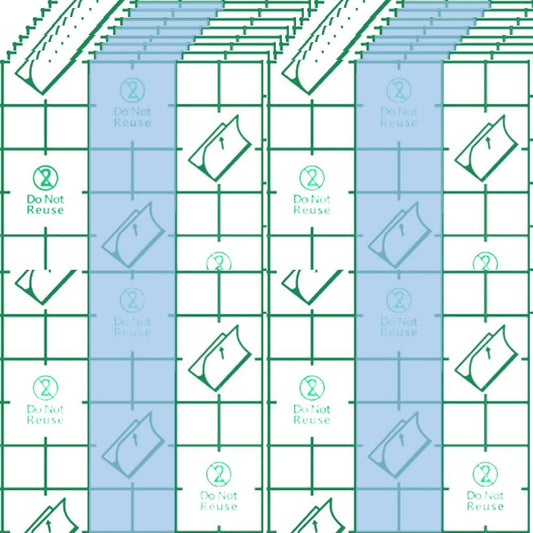 150 Pieces Makeup Hand Palette, Disposable Cosmetics Mixing Palette Foundation Mixing Tray Adhesive Waterproof Transparent Palettes for Makeup Art (2.36 X 2.36 Inch)