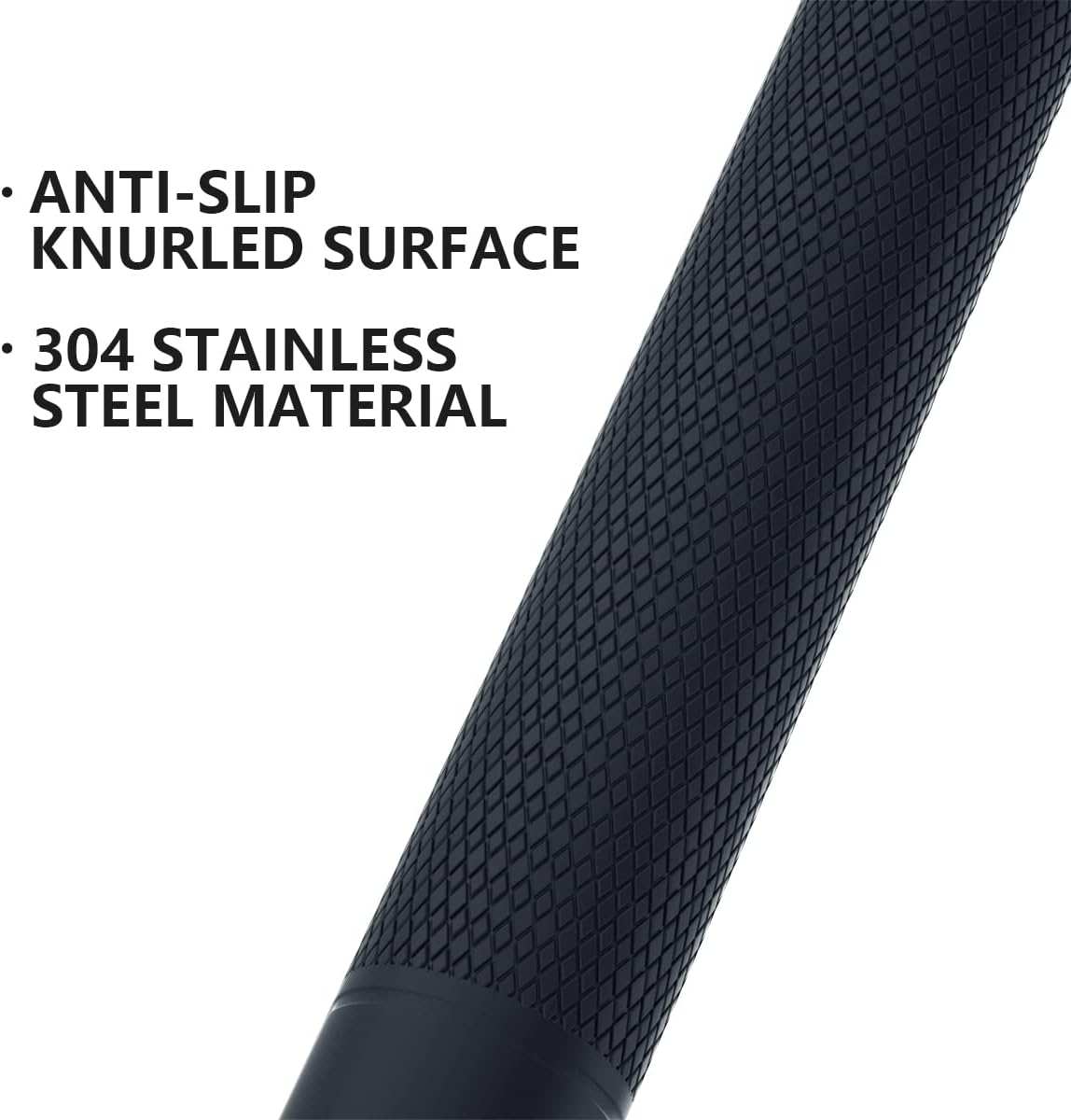 2 Pack 32 Inch Anti Slip Shower Grab Bar Oil Rubbed Black 1.25" Diameter, Munzong Bathroom Grab Bar, Knurled Bathroom Balance Bar,Safety Hand Rail Support Handicap Elderly Senior Assist Bath Handle