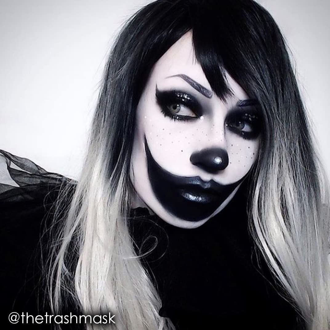 Mehron Makeup Color Cups | Stage, Foundation, Face Paint, Body Paint, Halloween | Face Paint Makeup | Greasepaint .5 oz (14 g) (Black)