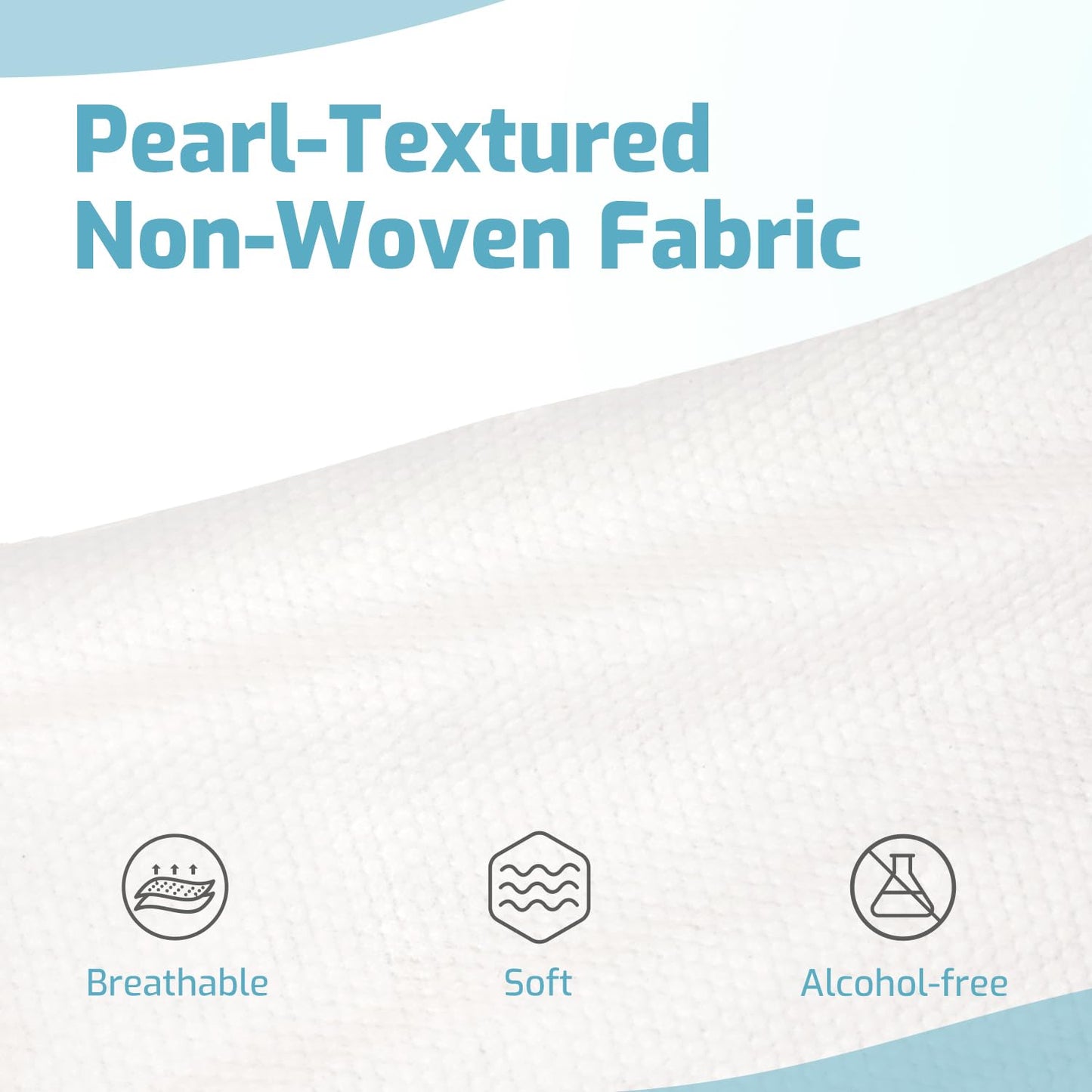 SUNKISS Trustplus Wet Wipes for Adult No Rinse, Extra Large 8”x12” Body Cleaning Washcloths for Elderly Incontinence & Cleansing, Fresh Scented, 50 Count