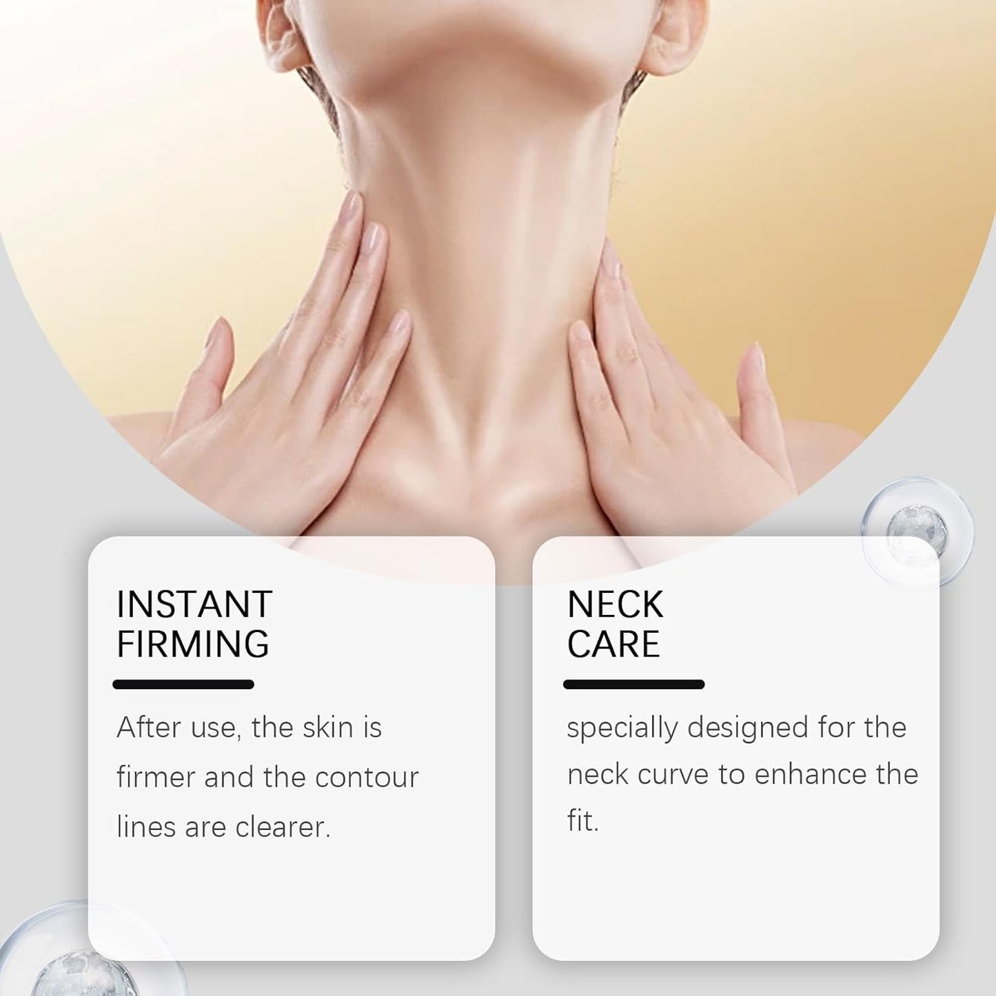 Neck Lift Tape-40 Neck Wrinkle Tape Instant Necktape Lift, Breathable Lift Strap Tightening Tapes for Necks Face Jaw Firming Neck Skin (m)