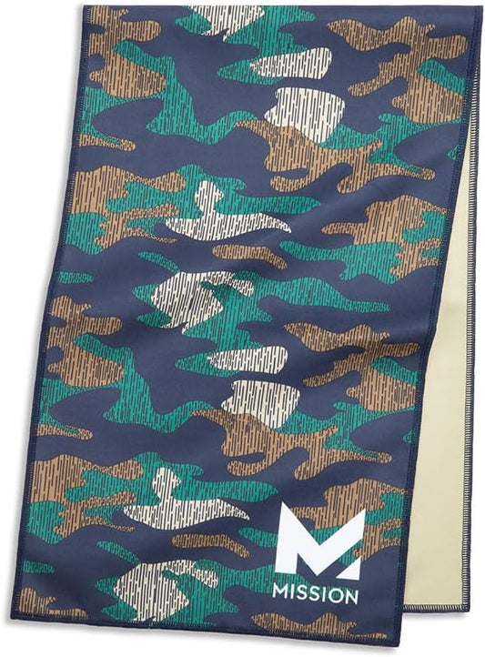 MISSION Original Cooling Towel - Soft, Durable Microfiber - Cools Up to 2 Hours - UPF 50 Sun Protection - Machine Washable