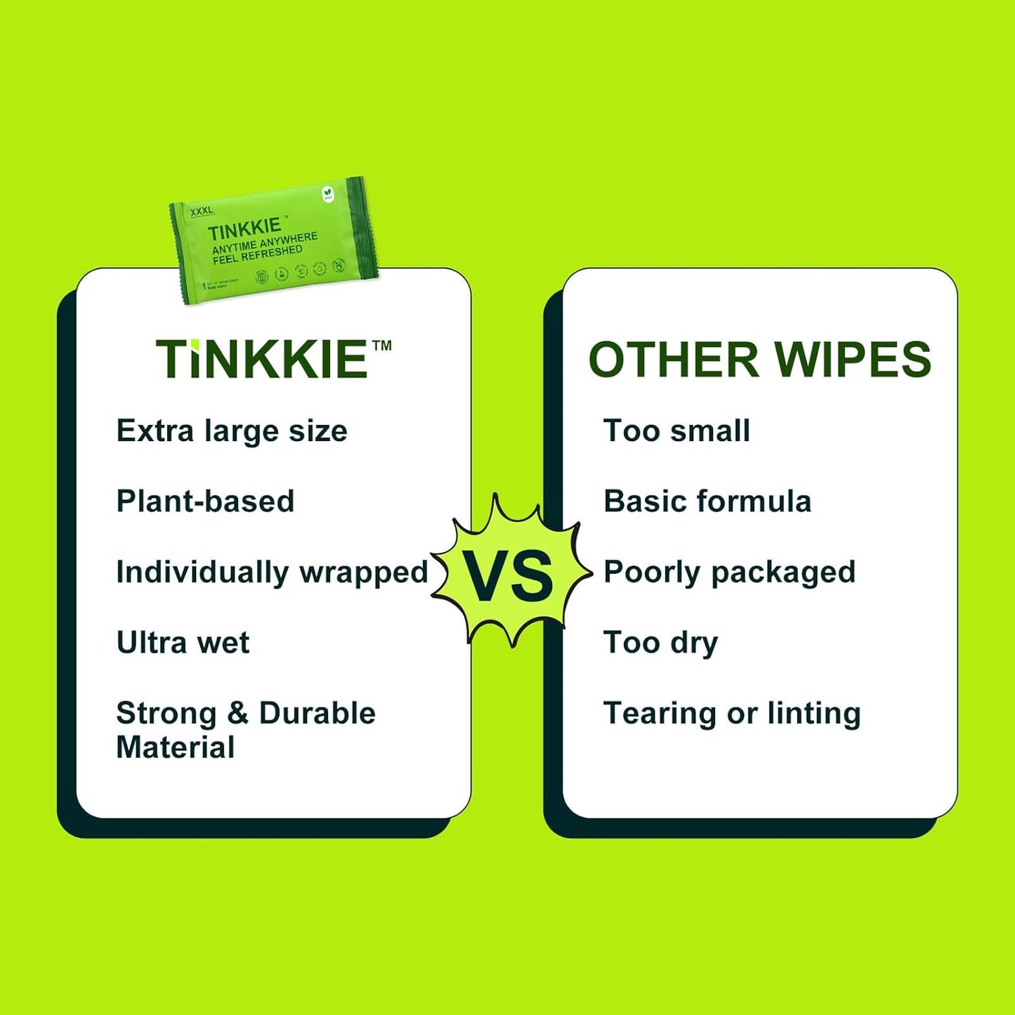 5X Larger Extra Large Body Wipes for Adults Bathing No Rinse 18 Pack, Cooling Travel Pack for Outdoors Sports, Portable Disposable Body Cleansing Towelettes, Great for Gym, Camping