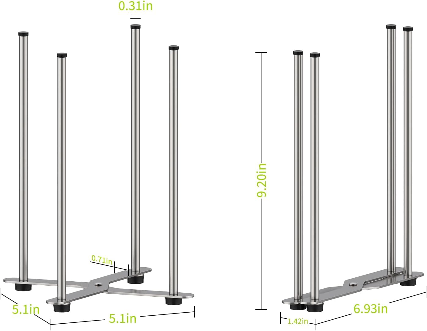 Plastic Bag & Bottle Drying Rack, Multifunctional Wine Decanter Holder, Collapsible Countertop Stand