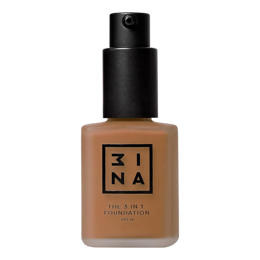 3INA The 3-In-1 Foundation 221 - Vegan Formula - Combination Of Primer, Concealer And Foundation - Medium Coverage - Natural Finish - Perfect For Covering Lines And Blemishes - Long Lasting - 1.01 Oz