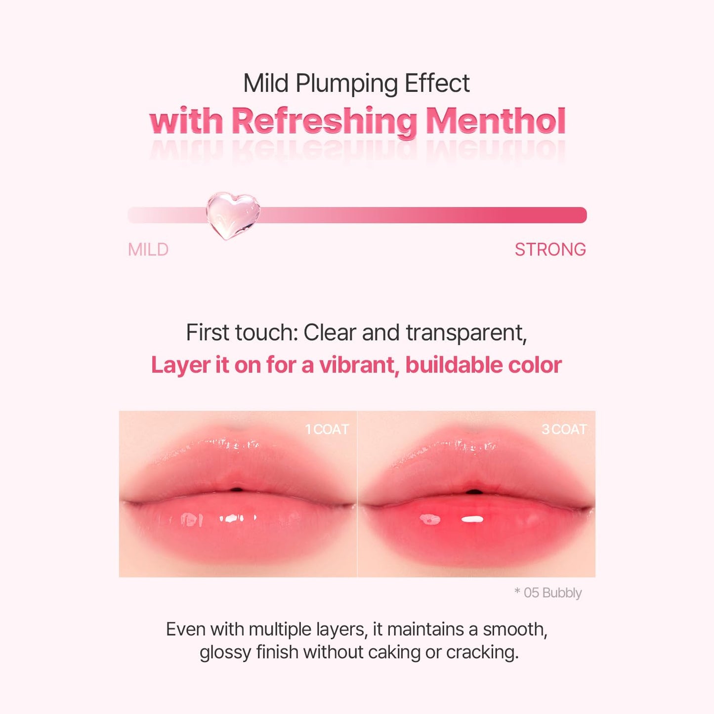 2aN Glaze Bouncing Tint – Lightweight, Moisturizing Lip Tint with High-Shine Finish, Smooth, Light Plumping, Comfortable Wear, Korean Makeup (Lazy, 0.16 oz)