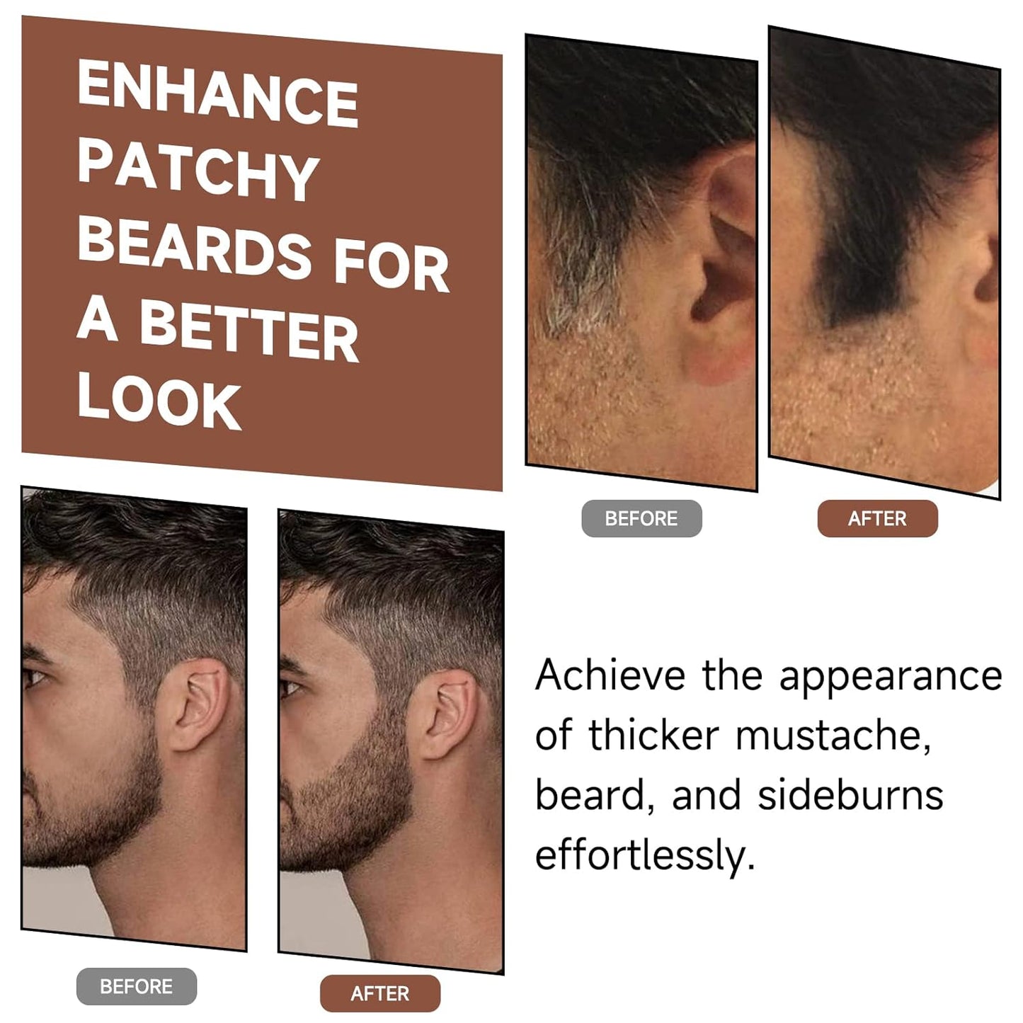 2 Pack Root Touch Up Powder, Hair Color for Grays, Root Coverage for Women and Men, Concealer for Beard Line, Eyebrow, and Thinning Grey Hairline, Light Brown