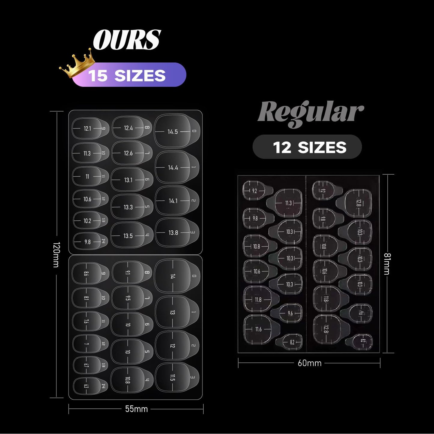 300PCS Nail Adhesive Tabs Extra Strong | 10 Sheets Nail Sticky Tabs for Press Ons | Ultra Thin, Waterproof & Easy to Use Press On Sticky Tabs for Nails