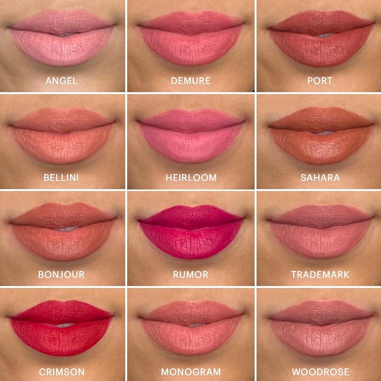 Glo Skin Beauty Suede Matte Lip Crayon (Woodrose) - Longwearing Formula Stays On All Day, With Conditioning Shea Butter + Mango Seed Oil for a Velvety Smooth Finish