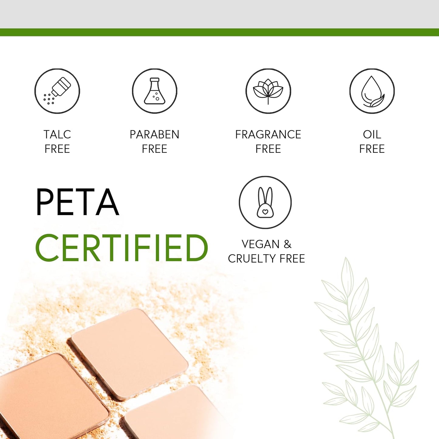 Honeybee Gardens Pressed Mineral Powder Foundation Refill, Sundance, Deep Tan/Mocha, Adjustable Coverage, Natural Finish, With Botanical Extracts And Vitamin E, 7.5g