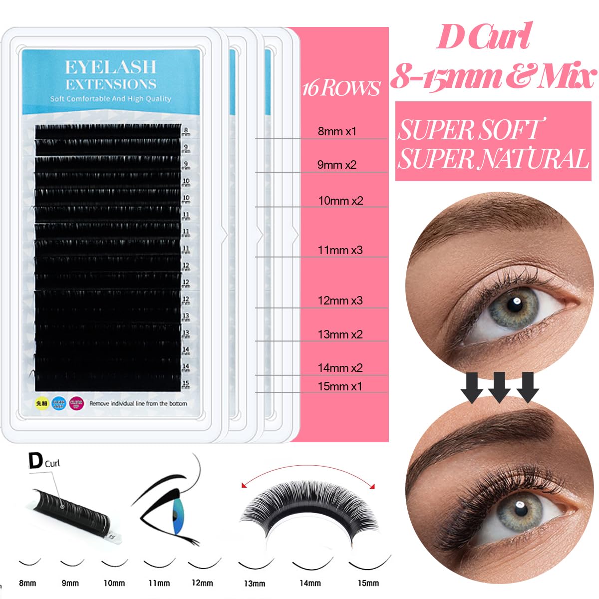 Lash Extension Kit Eyelash Practice for Beginners Professional Set with Mannequin Head Removable Eyelids USB Fan Spraye Individual False Lash Eyelash Strips Shampoo Brush Supplies Storage box