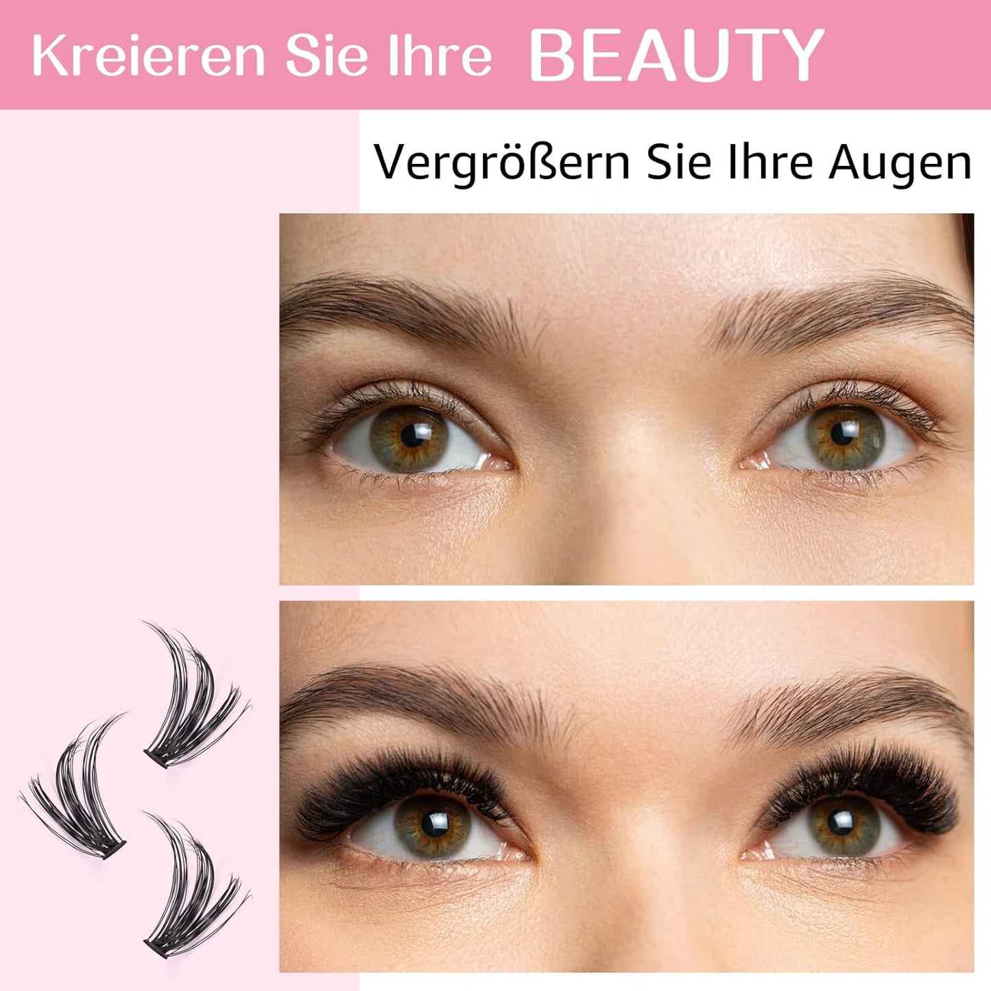 280 Pcs Individual Lashes 40D-D-0.07-9-16mix Cluster Lashes 10D 20D C D Curl Wispy Lashes Bottom Lashes DIY Lashes At Home（40D-D-0.07-9-16mix）