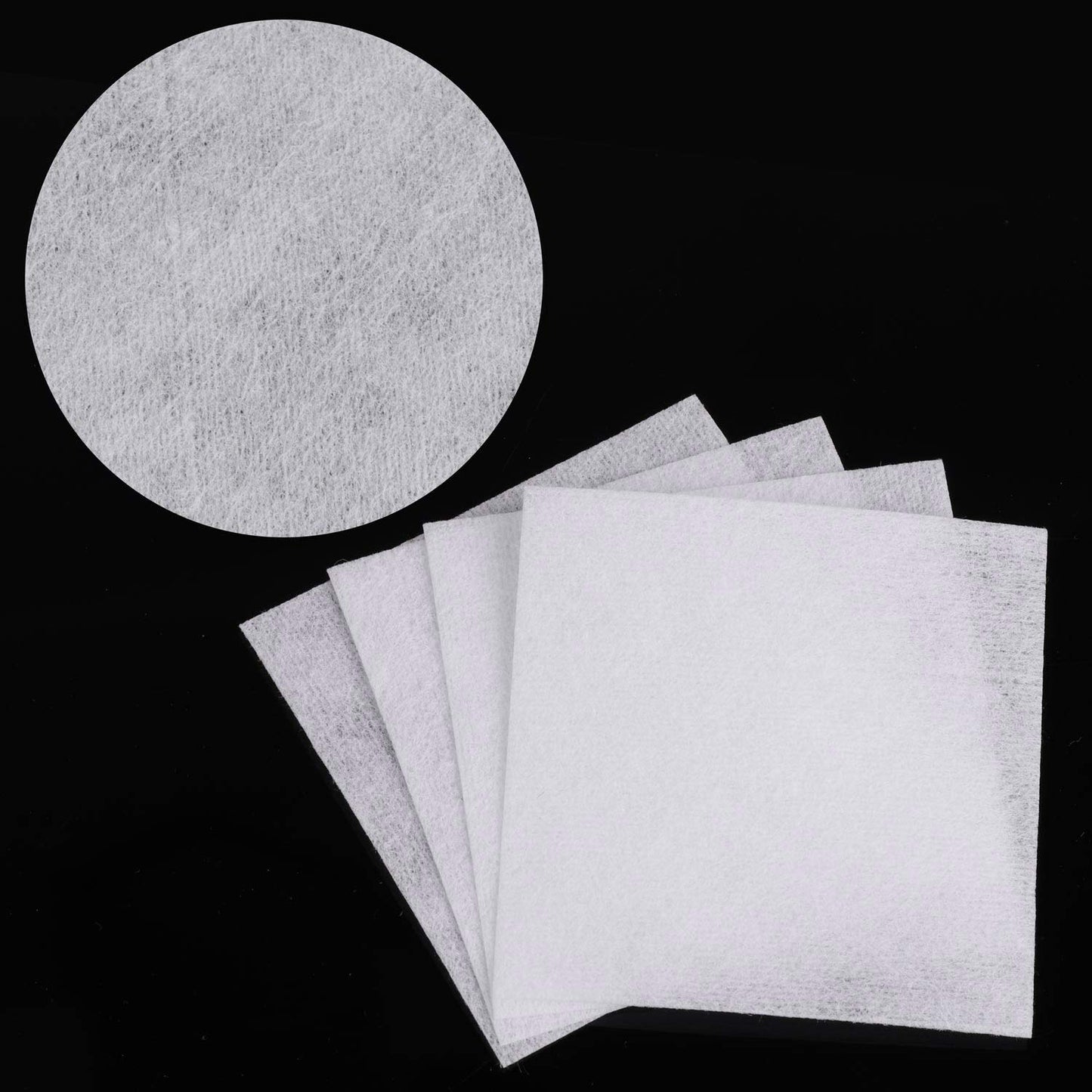 975 Pcs Lint Free Nail Wipes Cotton Pads 2" x 2" and 6oz Nail Polish Remover Push Down Pump Dispenser Bottle