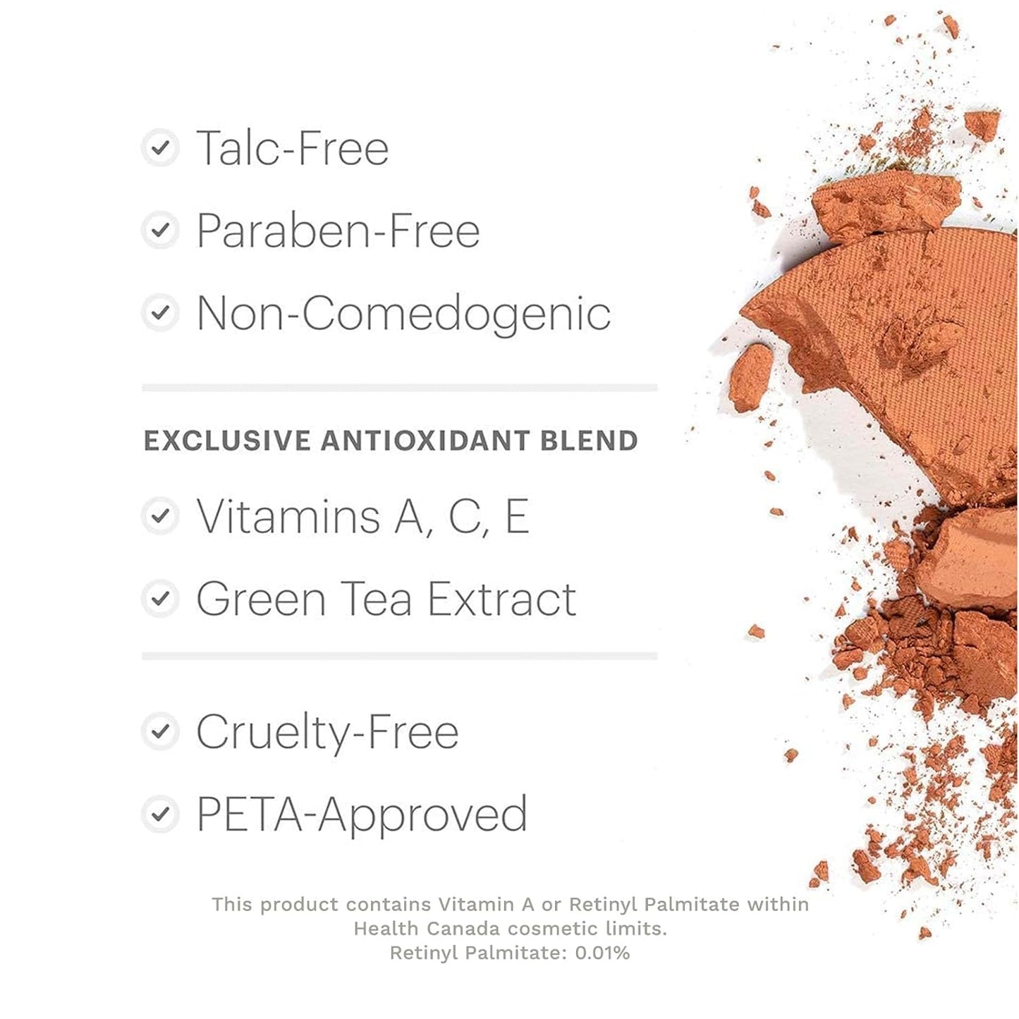 Glo Skin Beauty Pressed Base Powder Foundation Makeup (Golden Medium) - Flawless Coverage for a Radiant Natural, Second-Skin Finish